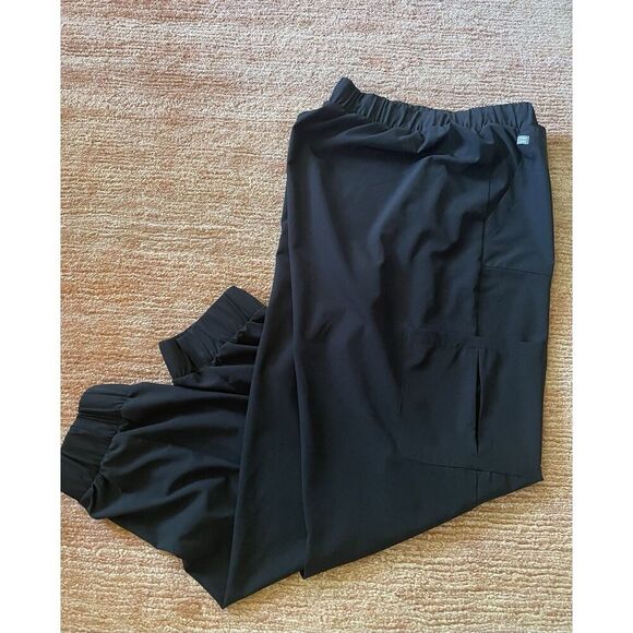 Hanes Women’s Black Comfort Fit StretchCargo Joggers Size 2XL - Picture 3 of 7